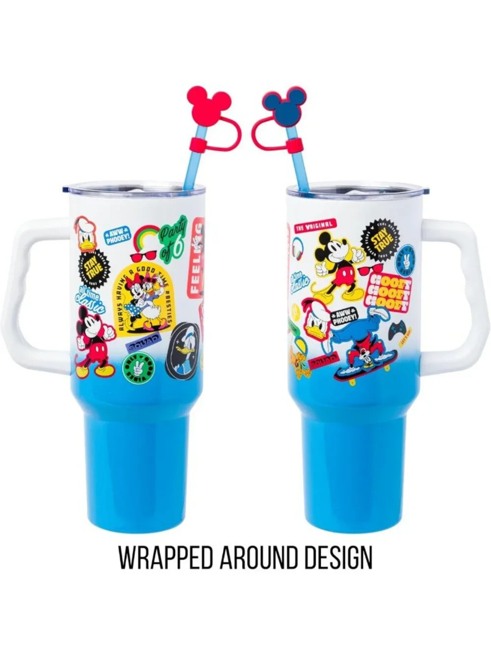 40oz Disney Mickey & Friends Tumbler - Donald Duck & Goofy Insulated Drinkware